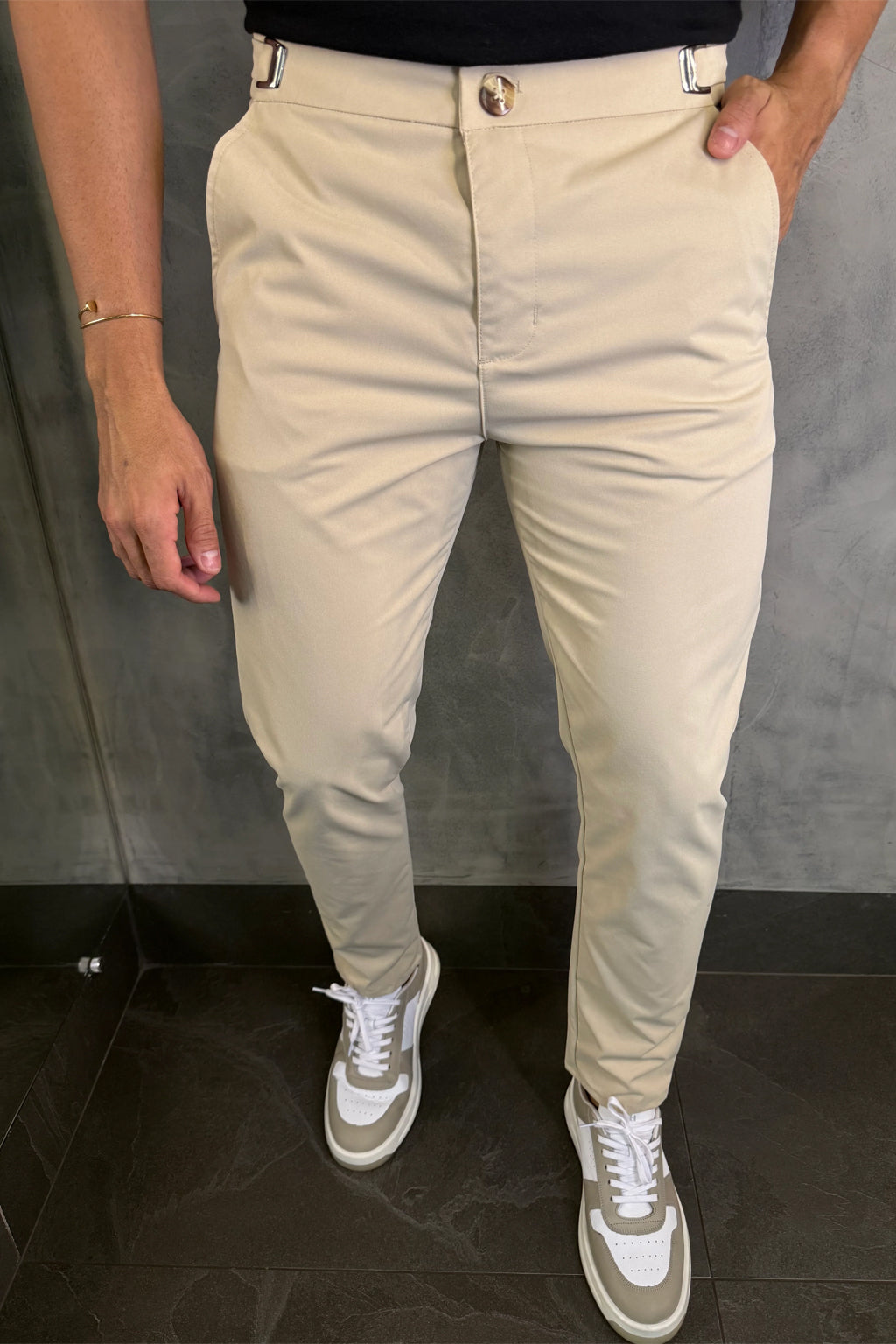 Calça Alfaiataria Masculina Mônaco com Ajuste – Kit com 3 Unidades