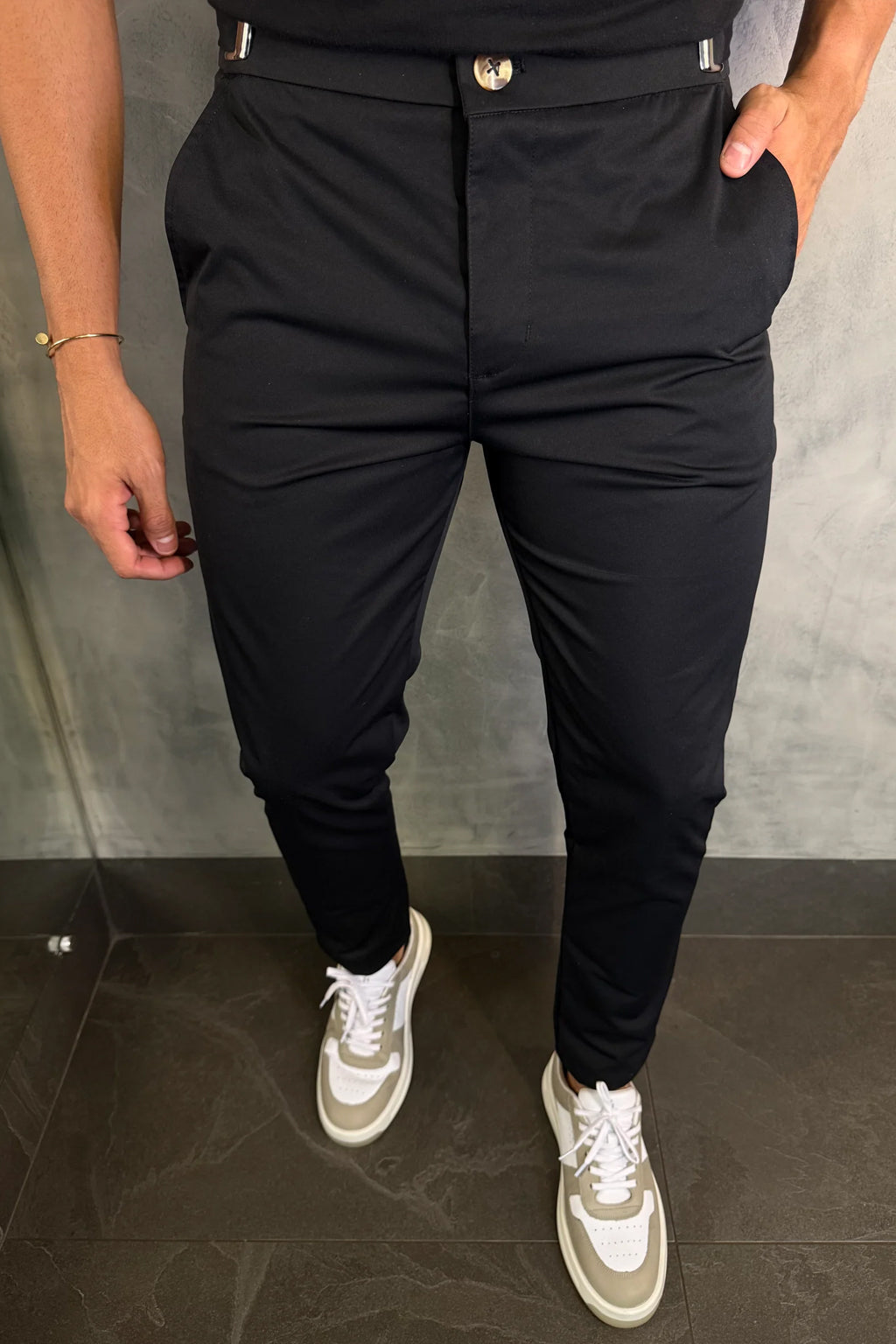 Calça Alfaiataria Masculina Mônaco com Ajuste – Kit com 3 Unidades