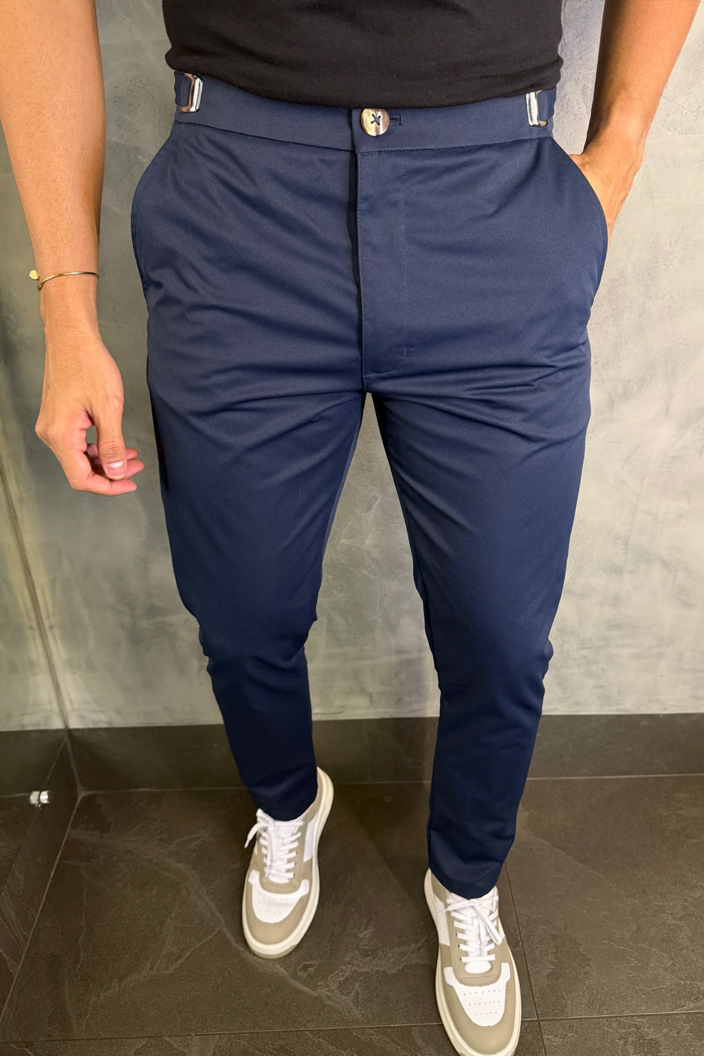 Calça Alfaiataria Masculina Mônaco com Ajuste – Kit com 3 Unidades