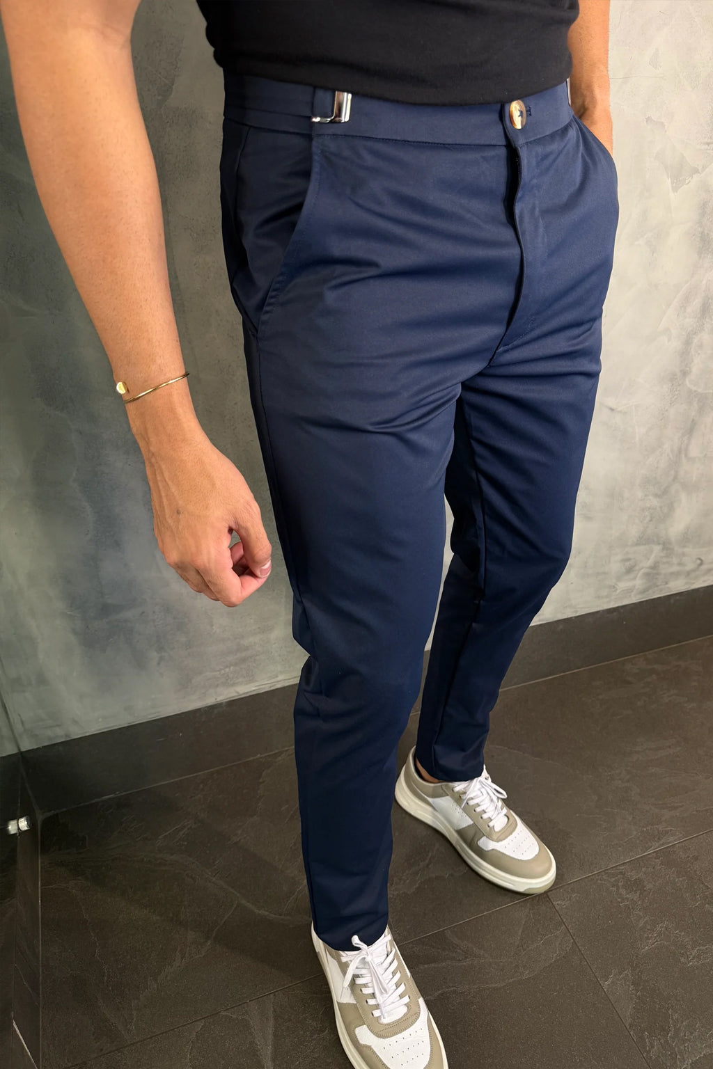 Calça Alfaiataria Masculina Mônaco com Ajuste – Kit com 3 Unidades